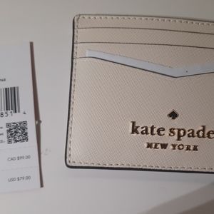 Kate spade small slim cardholder NWT